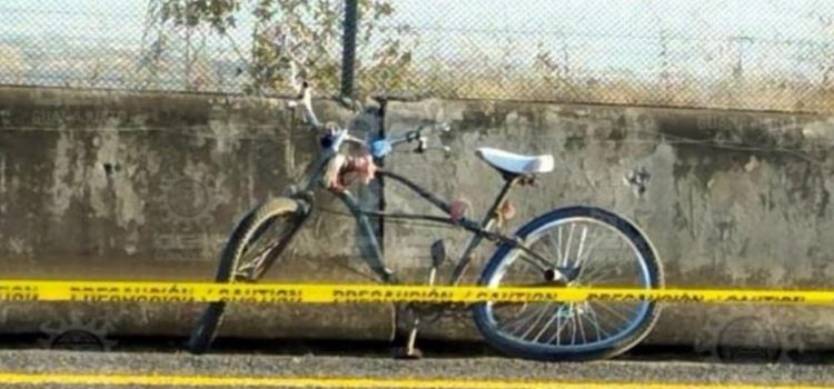 Ciclista pierde la vida