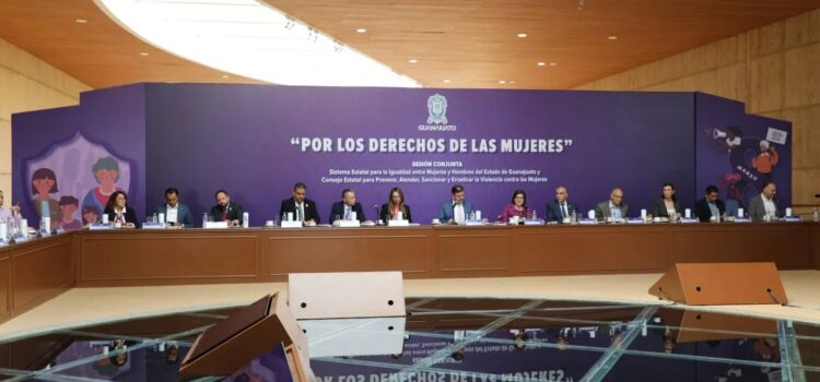 Guanajuato refuerza compromiso contra la violencia de género