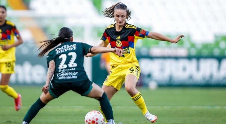 América vence a León y toma la cima del Apertura 2025 de la liga femenil